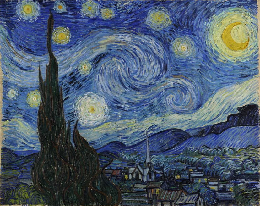 A Noite Estrelada, de Vincent van Gogh